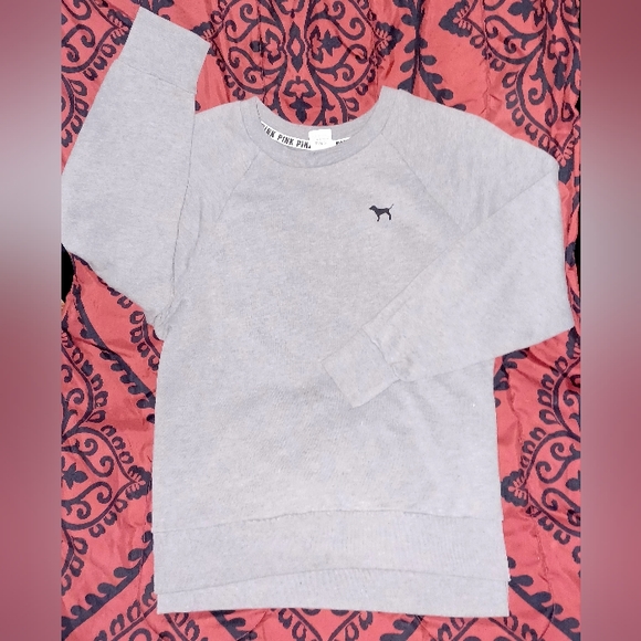 NWOT Victoria's secret pink pullover sweatshirt size small - Picture 1 of 8